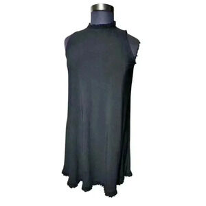Nik‎ And Nash Dress Black Large Ruffles Sleeveless Comfortable Cocktail LBD